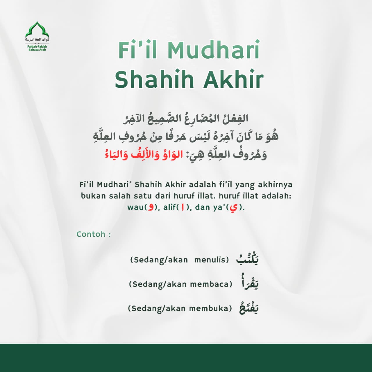 Pembagian Fi’il Mudhari’