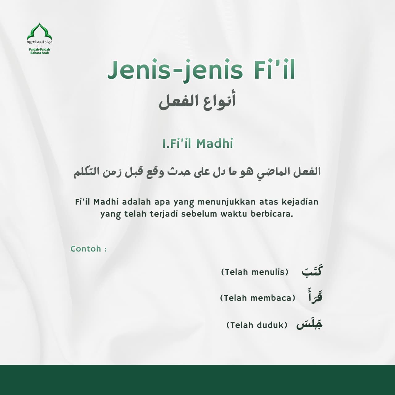 Jenis-jenis Fi’il